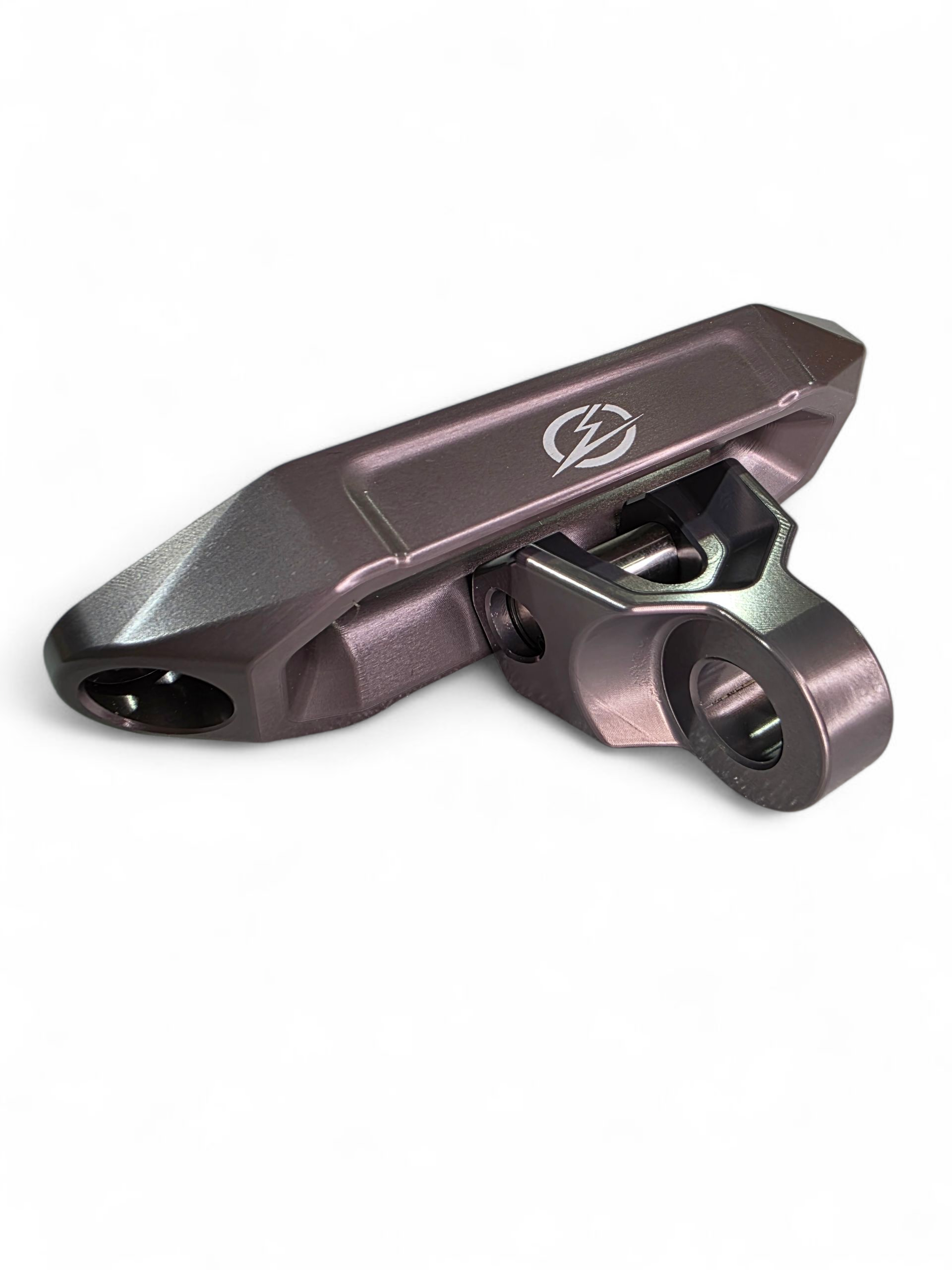 Photo of Elektric Offroad Designs UTV Winch Fairlead and Hook (Gunmetal) by Elektric Offroad - Premium Elektric Offroad Designs UTV Winch Fairlead and Hook Gun Metal for UTVs / Side by Sides