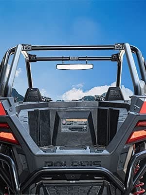 Photo of Side Mirrors and Rear Mirror for Can Am Commander 1.75" to 2" Roll Bar by Kemimoto - Premium for UTVs / Side by Sides