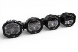 4 Light U-Con Interlocking Off Road LED Pod With Amber or White DRL Running Light