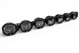 7 Light U-Con Interlocking Off Road LED Pod With Amber or White DRL Running Light