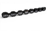 8 Light U-Con Interlocking Off Road LED Pod With Amber or White DRL Running Light