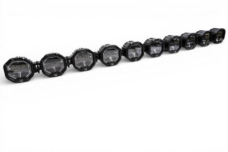 10 Light U-Con Interlocking Off Road LED Pod With Amber or White DRL Running Light