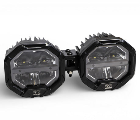 2 Light U-Con Interlocking Off Road LED Pod With Amber or White DRL Running Light