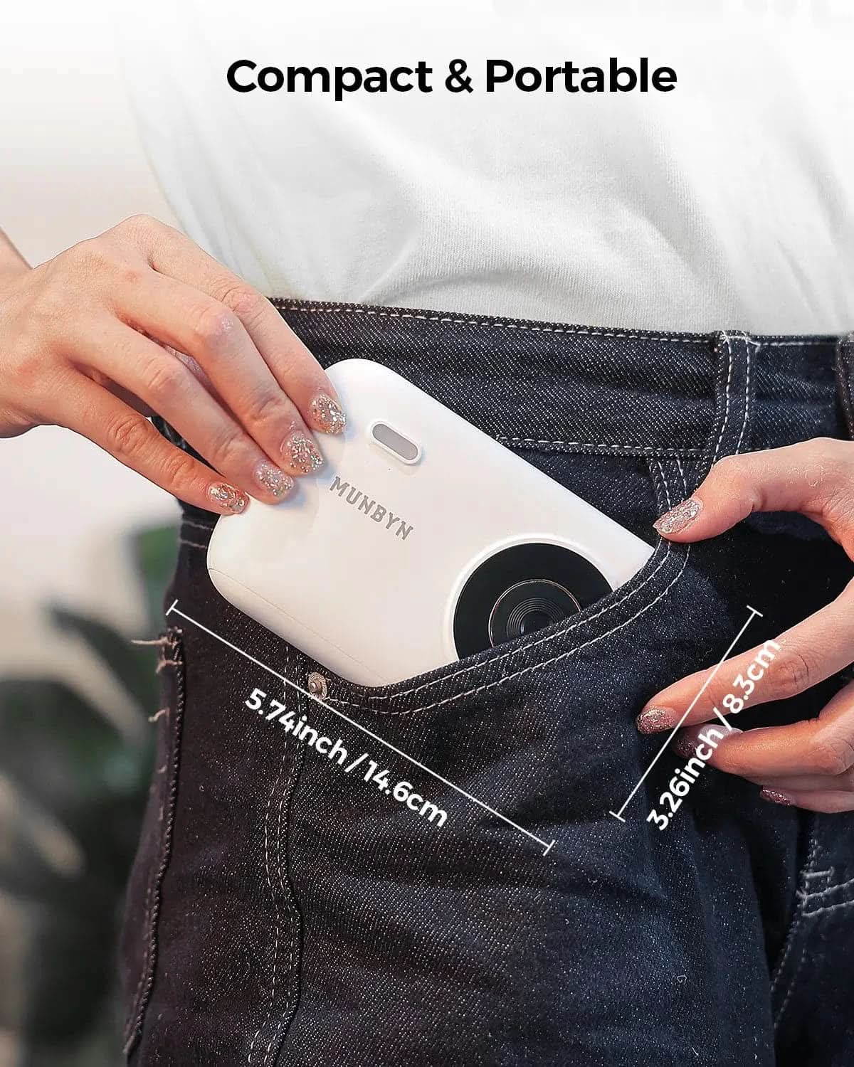 Photo of MUNBYN PR3 High Color Reproduction 2x3" Portable Photo Printer by Kemimoto - Premium for UTVs / Side by Sides