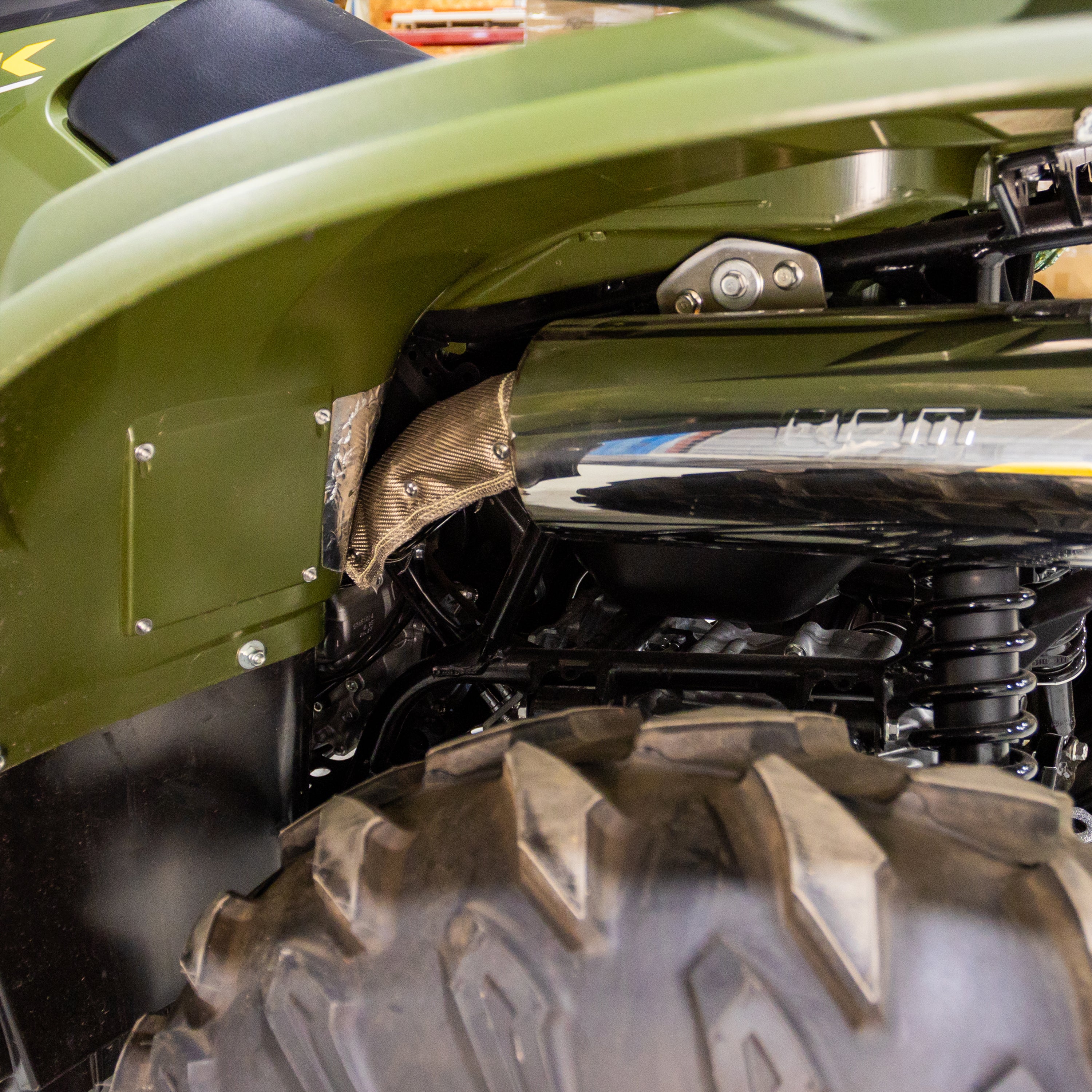 Photo of RPM Universal Clamp On Heat Shield Blanket / Exhaust Shield by RPM SXS - Premium for UTVs / Side by Sides