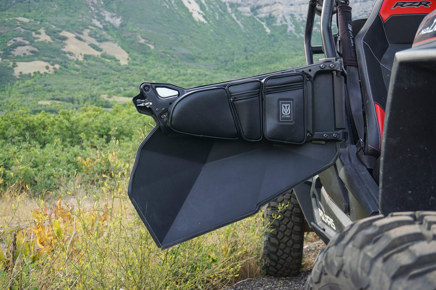 Photo of RZR 1000/900 Front Door Bag Set (2014-2023) by UTV Mountain Accessories - Premium Door Bags & Door Accessories for UTVs / Side by Sides