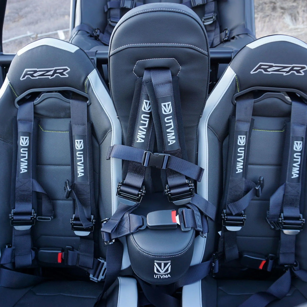 Photo of RZR Trail Bump Seat (2015-2025) by UTV Mountain Accessories - Premium Bump Seats for UTVs / Side by Sides