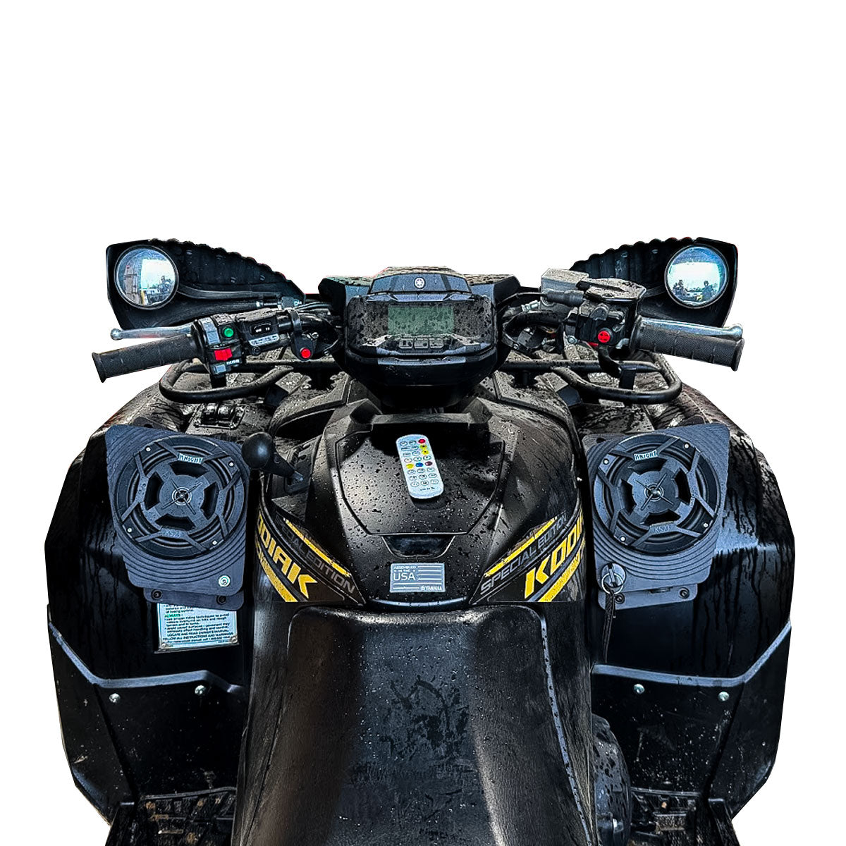 Photo of Yamaha Kodiak 700 (16–25) Bluetooth LED ATV Sound System by Knight ATV - Premium Power Sports for UTVs / Side by Sides