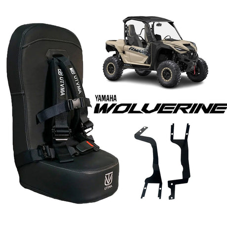 Photo of Yamaha Wolverine RMAX 2 1000 Bump Seat (2021-2024) by UTV Mountain Accessories - Premium Bump Seat for UTVs / Side by Sides