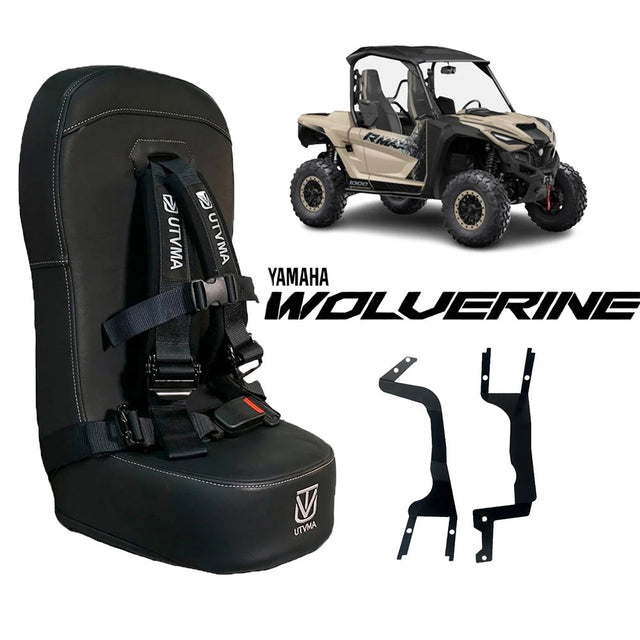 Photo of Yamaha Wolverine RMAX 2 1000 Bump Seat (2021-2024) by UTV Mountain Accessories - Premium Bump Seat for UTVs / Side by Sides