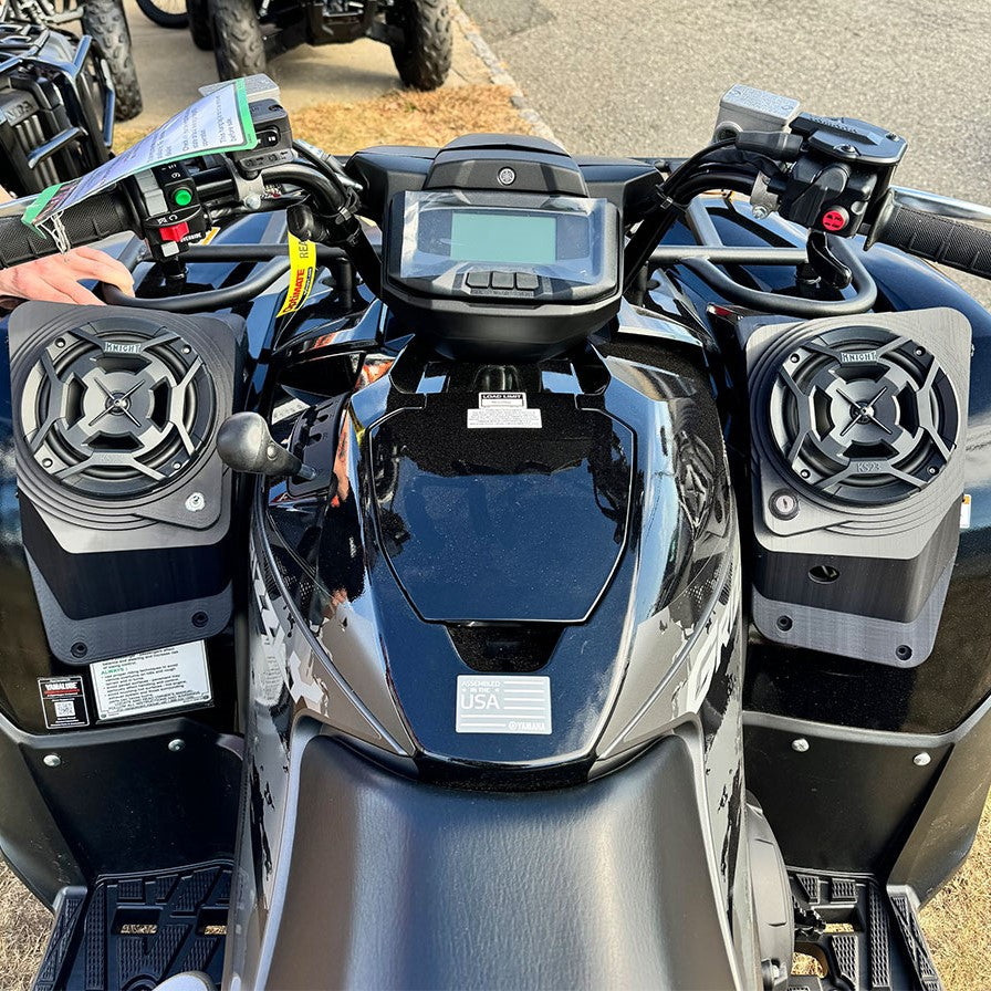 Photo of Yamaha Grizzly 700 (16–25) Bluetooth LED ATV Sound System by Knight ATV - Premium Power Sports for UTVs / Side by Sides