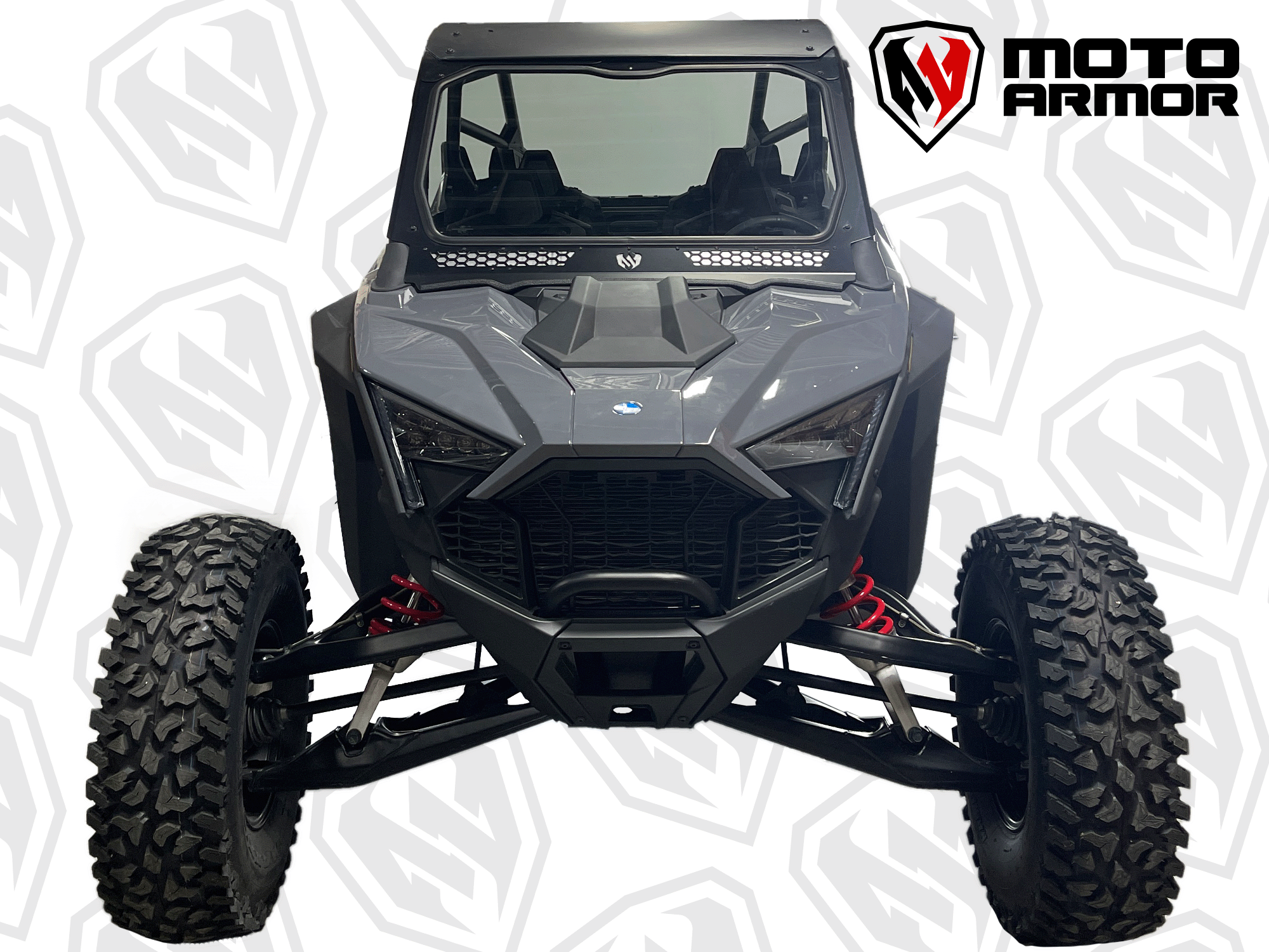 Photo of Moto Armor Pro R 4 Seat Full Glass Windshield by Moto Armor - Premium for UTVs / Side by Sides