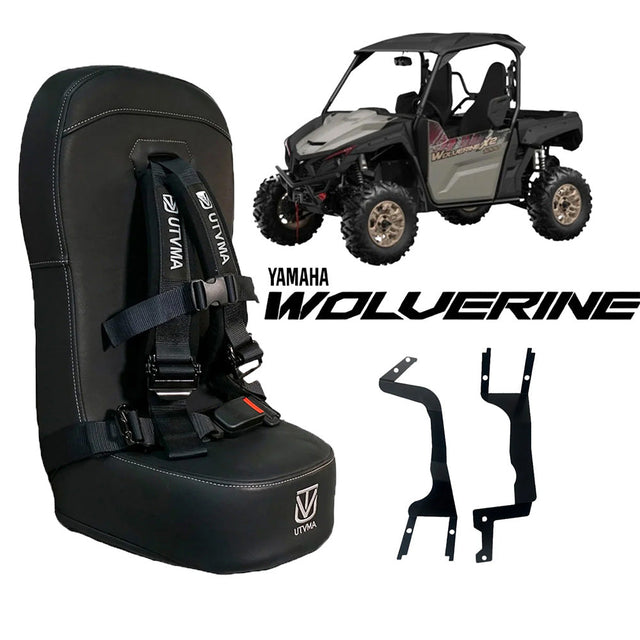 Photo of Yamaha Wolverine X2 Bump Seat (2019-2025) by UTV Mountain Accessories - Premium Bump Seat for UTVs / Side by Sides