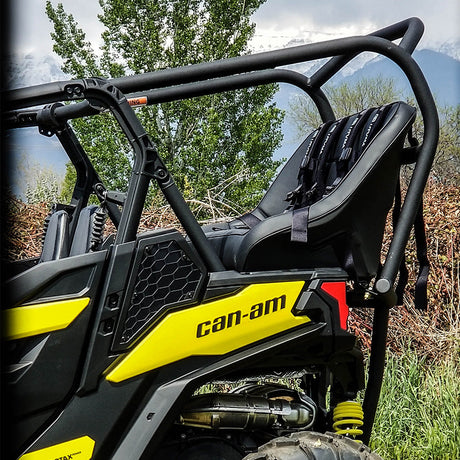Photo of Maverick Sport Backseat and Roll Cage kits (2018-2024) by UTV Mountain Accessories - Premium Backseat and Roll Cage for UTVs / Side by Sides