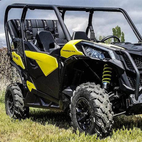 Photo of Maverick Sport Backseat and Roll Cage kits (2018-2024) by UTV Mountain Accessories - Premium Backseat and Roll Cage for UTVs / Side by Sides