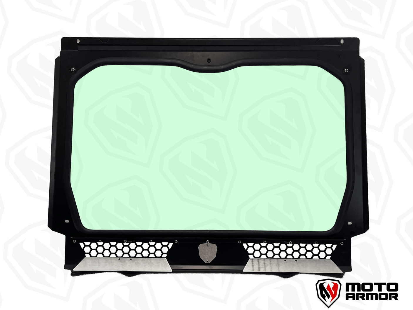 Photo of Moto Armor Pro R 4 Seat Full Glass Windshield by Moto Armor - Premium for UTVs / Side by Sides