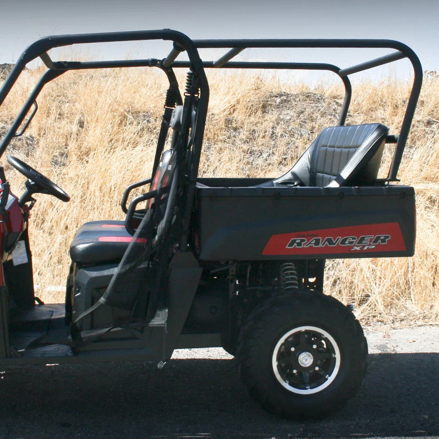 Polaris Ranger 800XP rear roll cage and 52-inch backseat bench
