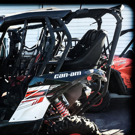 Photo of Maverick Max Backseat and Roll Cage (2014-2018) by UTV Mountain Accessories - Premium Backseat and Roll Cage for UTVs / Side by Sides