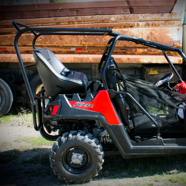 Photo of RZR 570 Backseat and Roll Cage Kits (2012-2022) by UTV Mountain Accessories - Premium Roll Cages for UTVs / Side by Sides