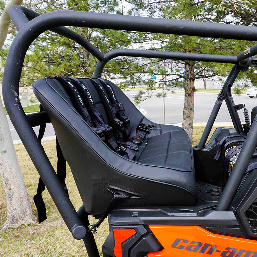Photo of Maverick Sport Max Rear Bench and Roll Cage Kit (2020-2024) by UTV Mountain Accessories - Premium Roll Cages for UTVs / Side by Sides