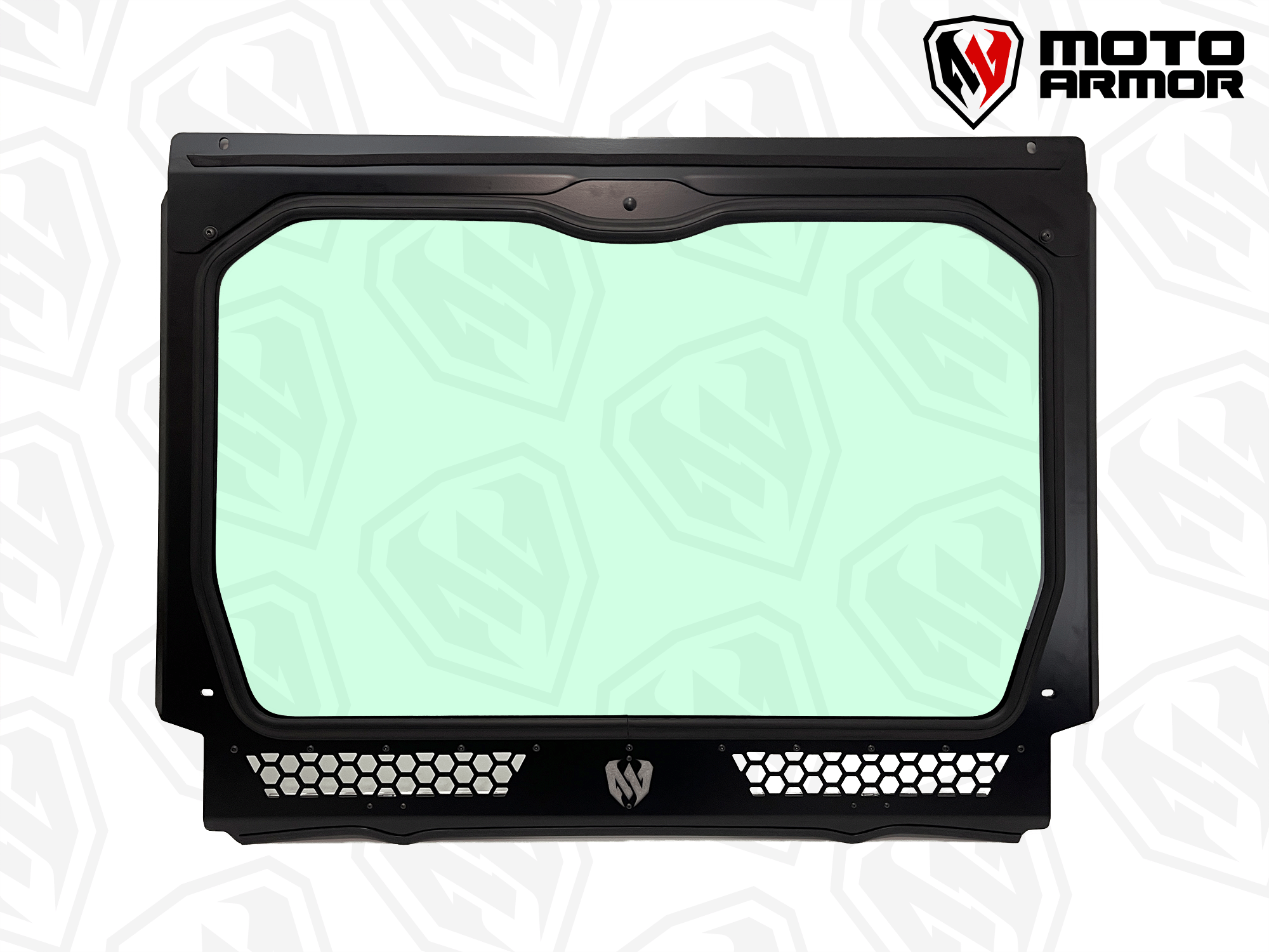 Photo of Moto Armor Pro R 4 Seat Full Glass Windshield by Moto Armor - Premium for UTVs / Side by Sides
