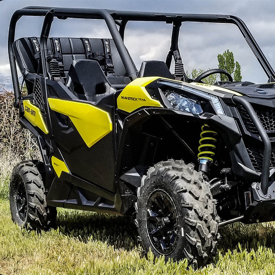 Photo of Maverick Sport Backseat and Roll Cage kits (2018-2024) by UTV Mountain Accessories - Premium Roll Cages for UTVs / Side by Sides