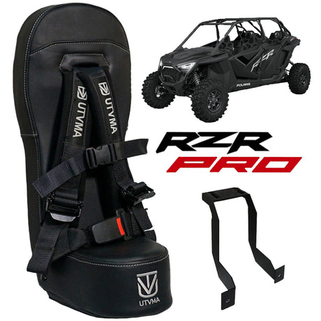 Photo of RZR 4 PRO Front Bump Seat (2020-2025) by UTVMA - Premium Bump Seat for UTVs / Side by Sides