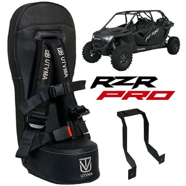 Photo of RZR 4 PRO Front Bump Seat (2020-2025) by UTV Mountain Accessories - Premium Bump Seats for UTVs / Side by Sides