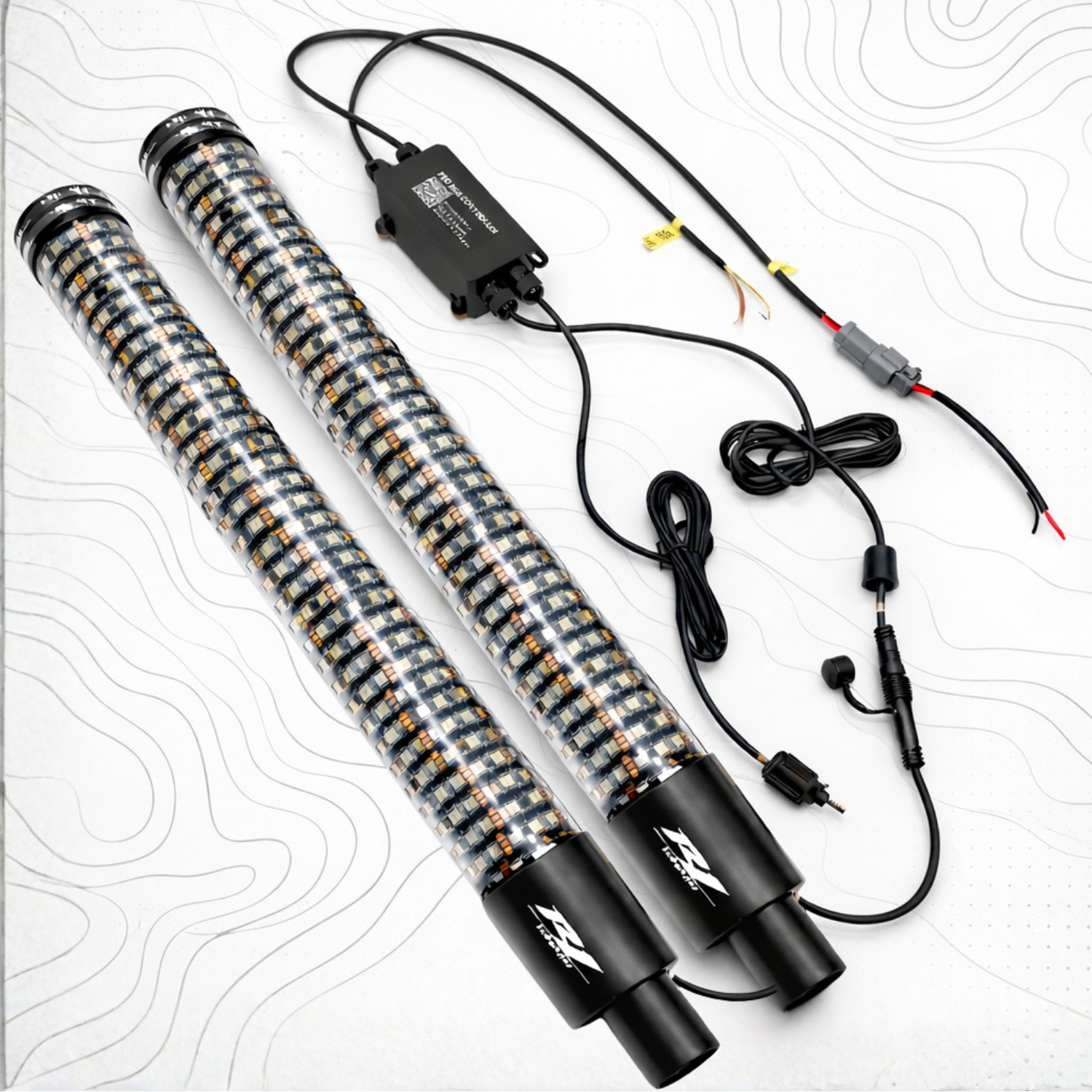 Pro Series LED Light Whips – World's Best Lifetime Warranty | 2ft Fatty, 3ft & 4ft | Pair