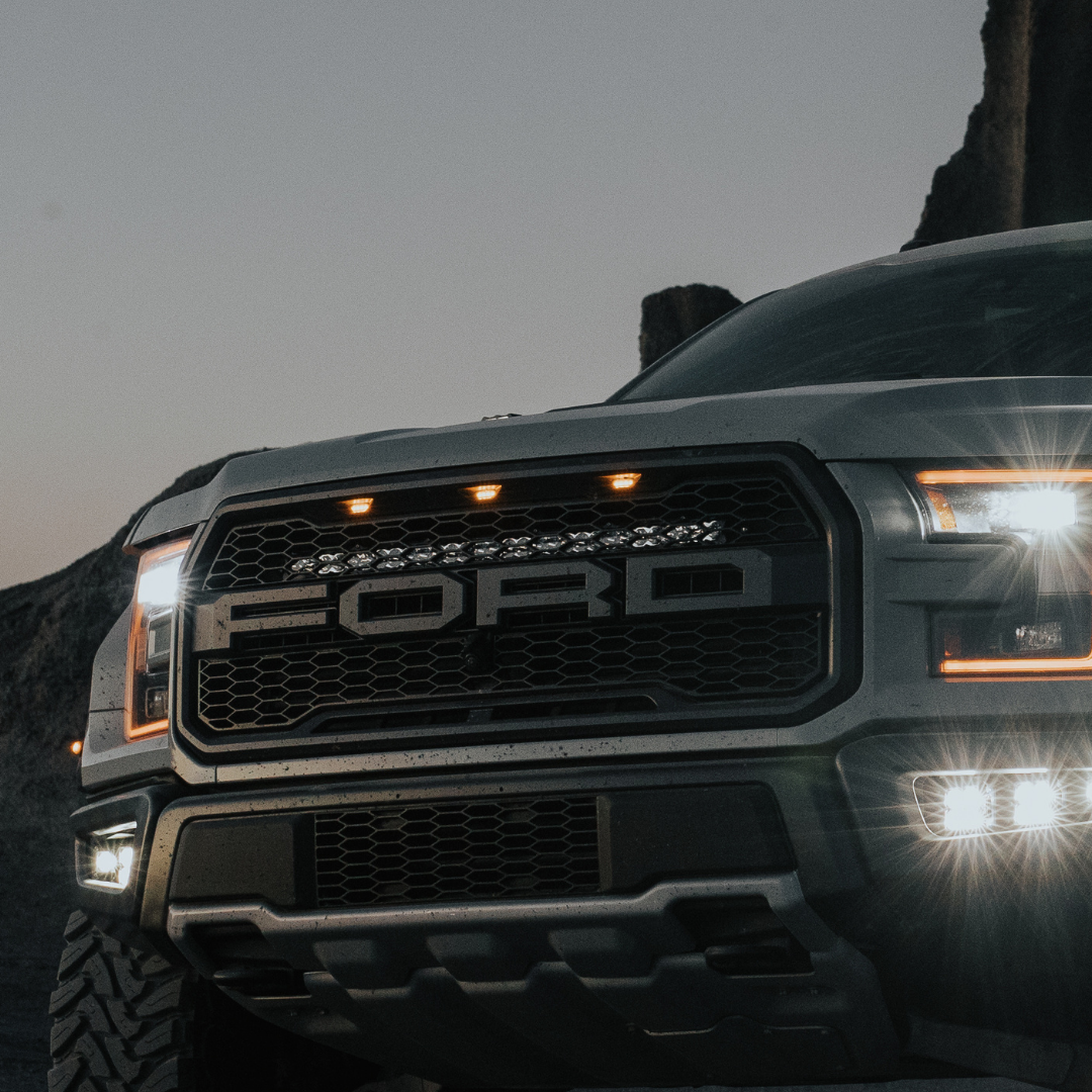 Photo of Ford F150 Raptor (2017-2021) - Behind The Grille 30" LED Light Bar - Clear Lens by Heretic Studio Dealer Portal - Premium for UTVs / Side by Sides