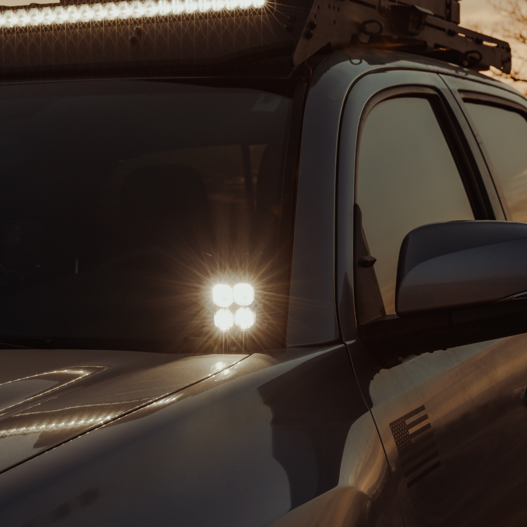 Photo of Quattro Clear LED Pod Light by Heretic Studio Dealer Portal - Premium Light Bar for UTVs / Side by Sides