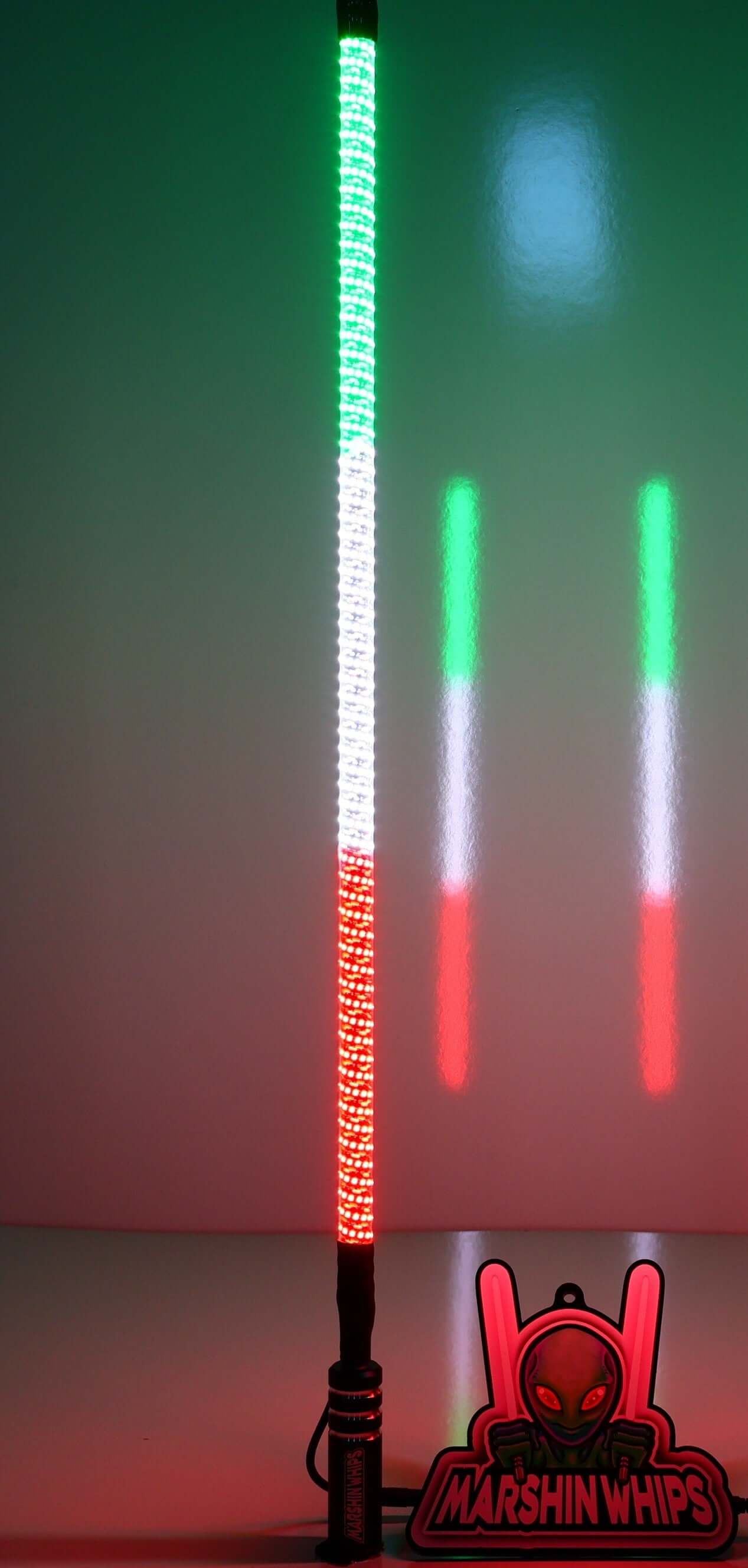 Photo of V2 Black Out LED Whip: The Ultimate Stealth Single by Marshin Whips - Premium for UTVs / Side by Sides