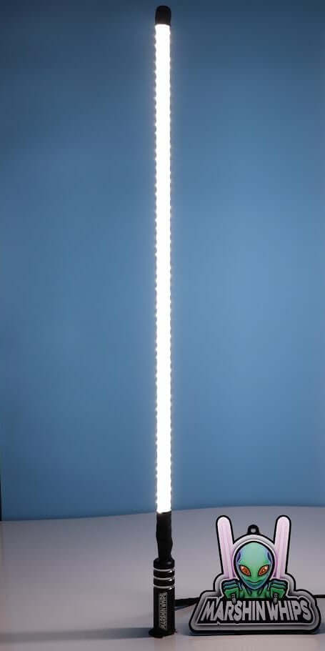 Photo of V2 Black Out LED Whip: The Ultimate Stealth Single by Marshin Whips - Premium for UTVs / Side by Sides