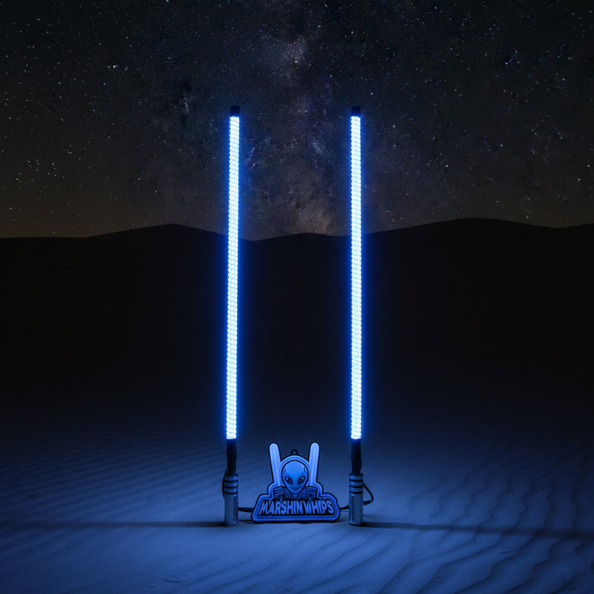 Photo of Marshin V3 Chrome Black (Set) by Marshin Whips - Premium for UTVs / Side by Sides