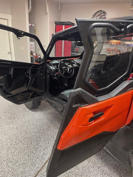 Photo of CANAM COMMANDER 2021+ 4-SEAT Cab Enclosure "THE VAULT" Upper Side Doors & Panels (Patent Pending) by Dirt Warrior Accessories - Premium VAULT for UTVs / Side by Sides