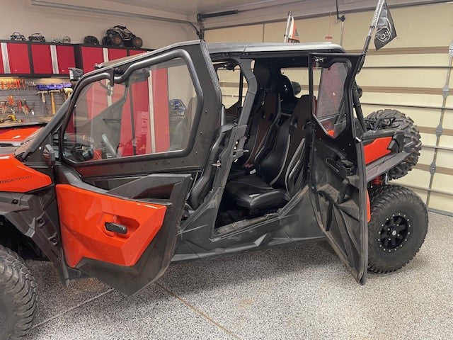 Photo of CANAM COMMANDER 2021+ 4-SEAT Cab Enclosure "THE VAULT" Upper Side Doors & Panels (Patent Pending) by Dirt Warrior Accessories - Premium VAULT for UTVs / Side by Sides