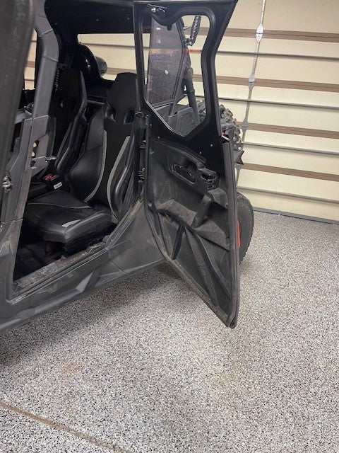 Photo of CANAM COMMANDER 2021+ 4-SEAT Cab Enclosure "THE VAULT" Upper Side Doors & Panels (Patent Pending) by Dirt Warrior Accessories - Premium VAULT for UTVs / Side by Sides