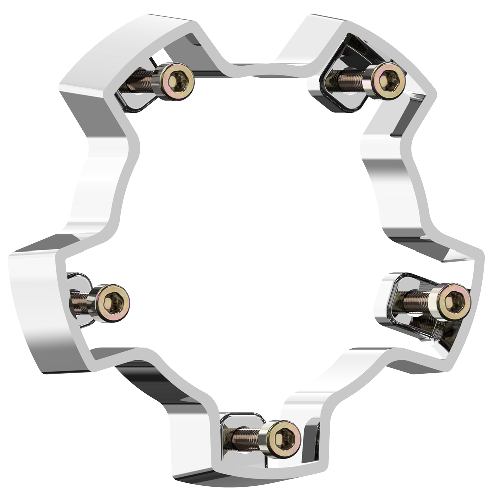 Photo of VCAP2 Center Cap Riser Chrome by Valor Offroad - Premium Center Cap for UTVs / Side by Sides
