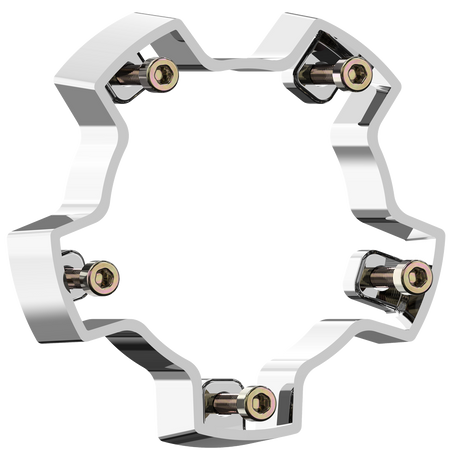 Photo of VCAP2 Center Cap Riser Chrome by Valor Offroad - Premium Center Cap for UTVs / Side by Sides