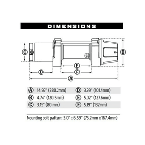 Warn VRX 4500 LBS Winch