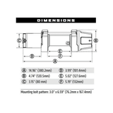 Photo of Warn VRX 4500 LBS Winch by AJK Offroad - Premium for UTVs / Side by Sides