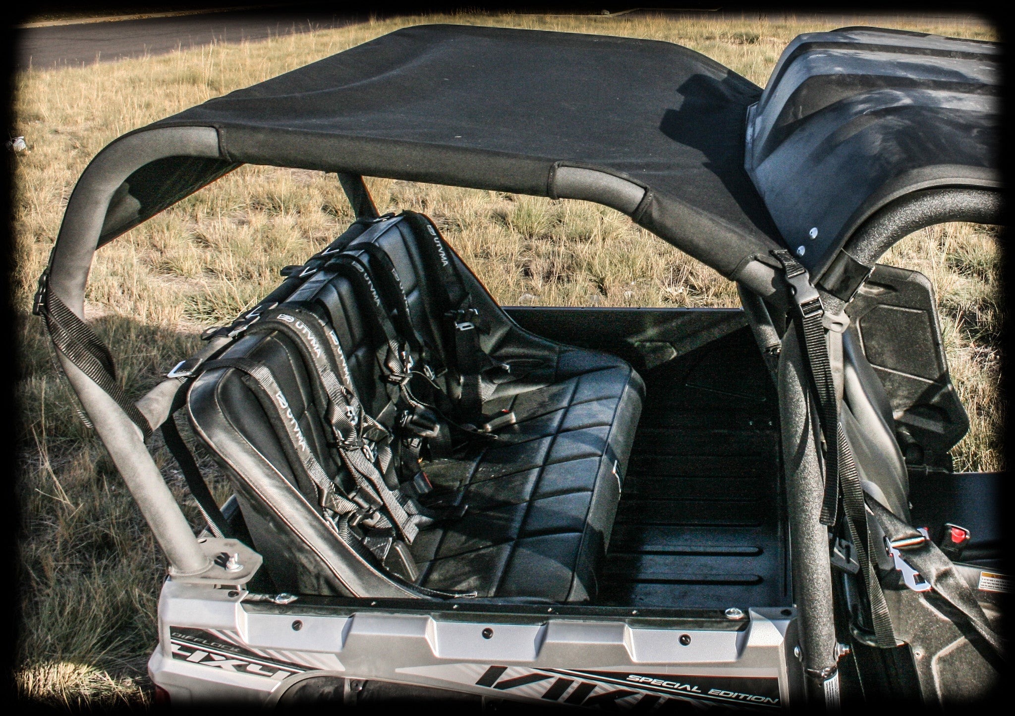 Photo of Yamaha Viking Rear Soft Top (2014-2024) by UTV Mountain Accessories - Premium Viking for UTVs / Side by Sides