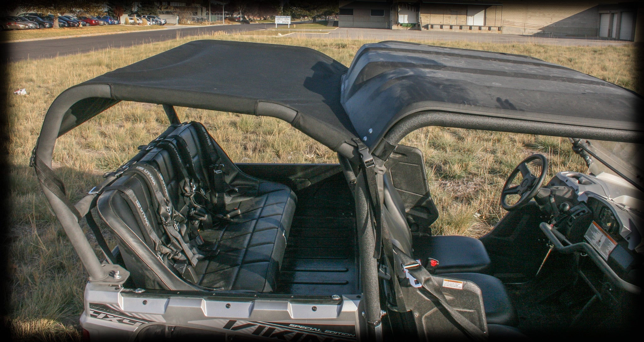 Photo of Yamaha Viking Rear Soft Top (2014-2024) by UTV Mountain Accessories - Premium Viking for UTVs / Side by Sides