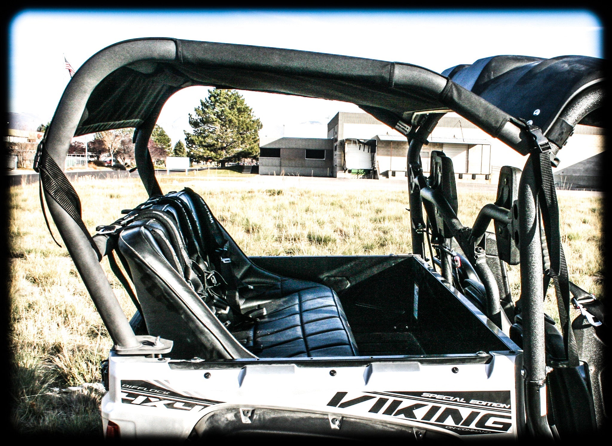 Photo of Yamaha Viking Rear Soft Top (2014-2024) by UTV Mountain Accessories - Premium Viking for UTVs / Side by Sides