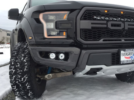 Photo of 2017-2020 Ford F-150 Raptor LED Halo Fog Light Kit With Optimus Halo Lights by Vision X Off-Road - Premium Vehicle Specific Kit for UTVs / Side by Sides