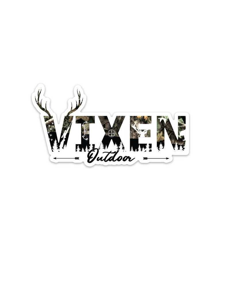 Photo of Vixen Huntress Printed Decal by OFF-ROAD VIXENS CLOTHING CO. - Premium Apparel & Accessories for UTVs / Side by Sides