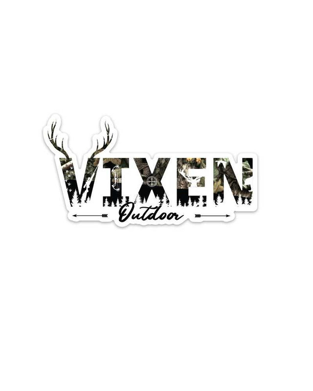 Photo of Vixen Huntress Printed Decal by OFF-ROAD VIXENS CLOTHING CO. - Premium Apparel & Accessories for UTVs / Side by Sides