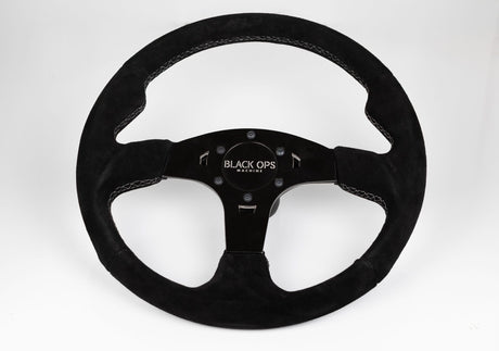 M16 Suede UTV Steering Wheel - Enhanced Grip + 6061-T6 Aluminum Center (350mm / Universal Fit)