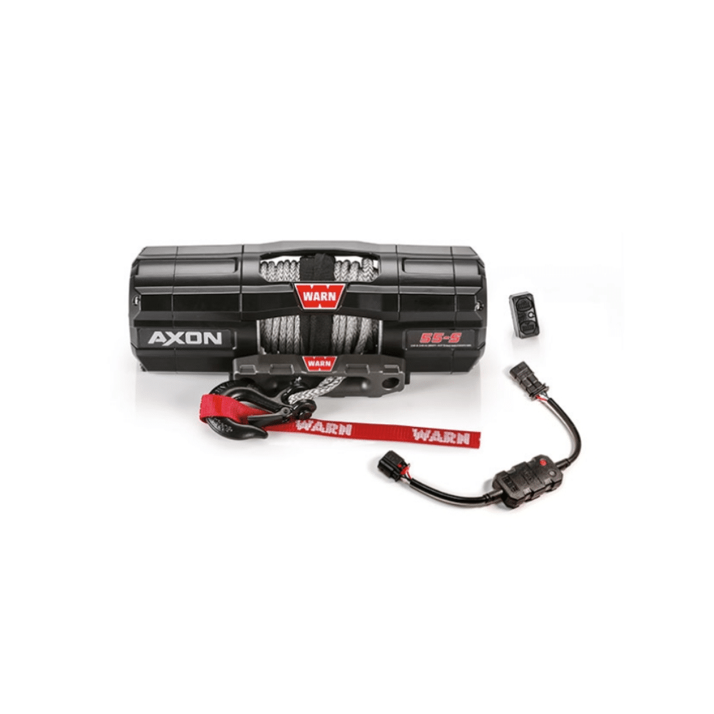 Photo of Warn Axon 5500 LBS Winch by AJK Offroad - Premium for UTVs / Side by Sides