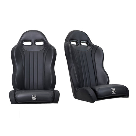 Photo of RZR PRO (Turbo R, Pro R, Pro) 2 and 4 Seater Suspension "Weekender" Series Pair of Front Bucket Seats W/ Quick Mount Bracket (2020-2025) by UTV Mountain Accessories - Premium for UTVs / Side by Sides